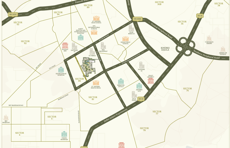 Birla Navya Location Map